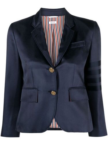 Blazer boutonné à 4 bandes signature - Thom Browne - Modalova