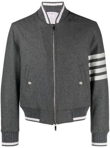 Veste bomber à 4 bandes signature - Thom Browne - Modalova