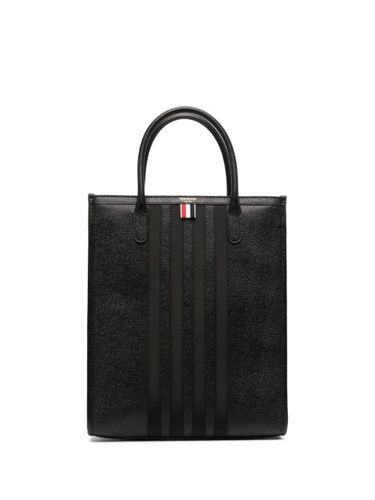 Sac cabas en cuir à 4 bandes signature - Thom Browne - Modalova