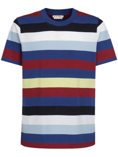 T-shirt en coton à rayures - Marni - Modalova