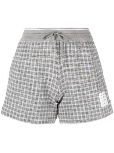 Short de sport en tweed à carreaux - Thom Browne - Modalova