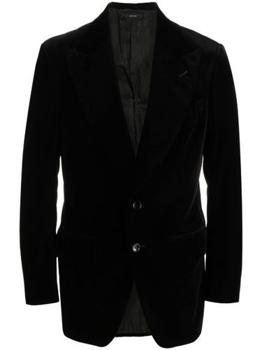 Blazer en velours à simple boutonnage - TOM FORD - Modalova
