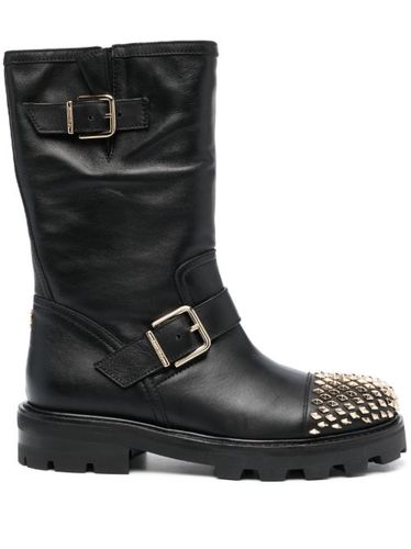 Bottes Biker II à détails de clous - Jimmy Choo - Modalova