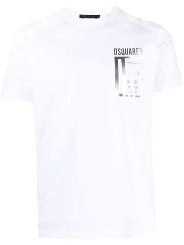 T-shirt en coton à logo imprimé - DSQUARED2 - Modalova