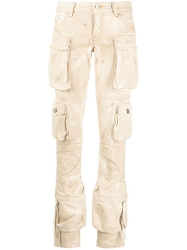 Pantalon cargo Essie à effet marbré - The Attico - Modalova