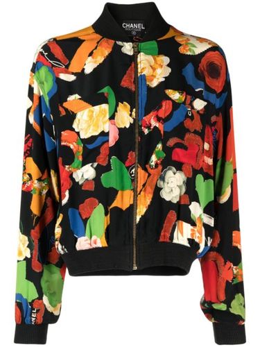 Veste bomber à fleurs (années 1990-2000) - CHANEL Pre-Owned - Modalova