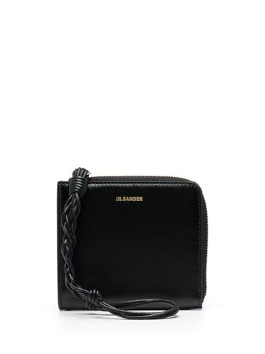 Portefeuille en cuir à logo - Jil Sander - Modalova