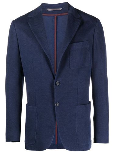 Blazer en jersey à simple boutonnage - Canali - Modalova