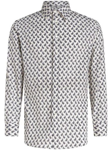 Chemise en coton à imprimé cachemire - ETRO - Modalova