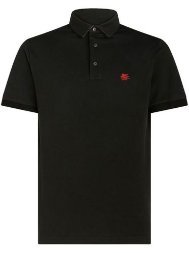 ETRO polo à logo brodé - Noir - ETRO - Modalova