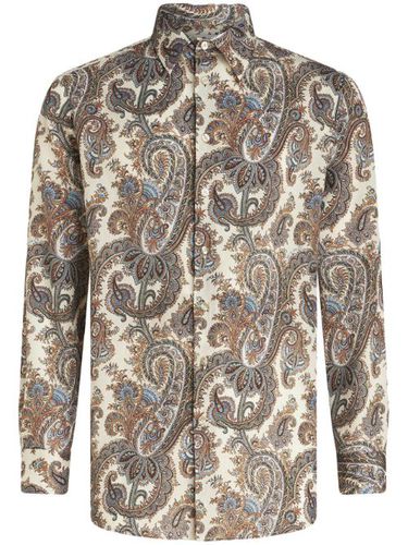 Chemise en coton à imprimé cachemire - ETRO - Modalova