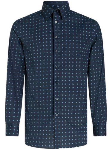 Chemise en coton à imprimé cachemire - ETRO - Modalova