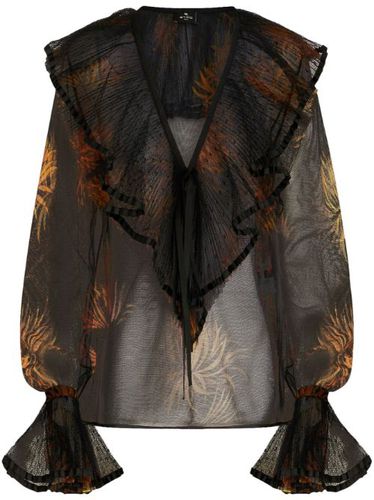 Blouse plissée à volants - ETRO - Modalova