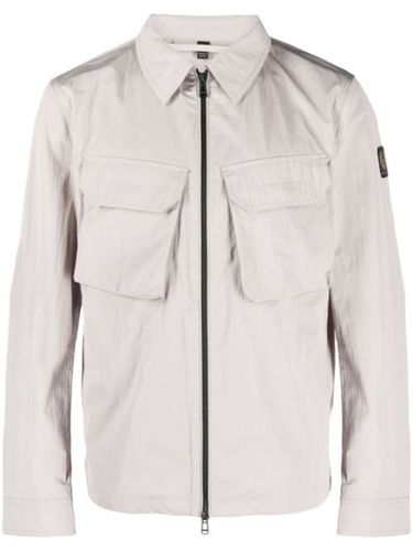 Surchemise zippée à patch logo - Belstaff - Modalova