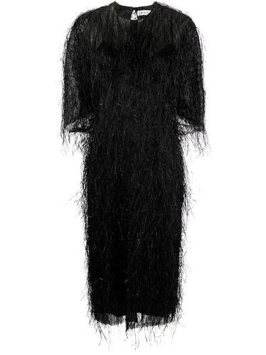 Robe mi-longue à franges - Lanvin - Modalova