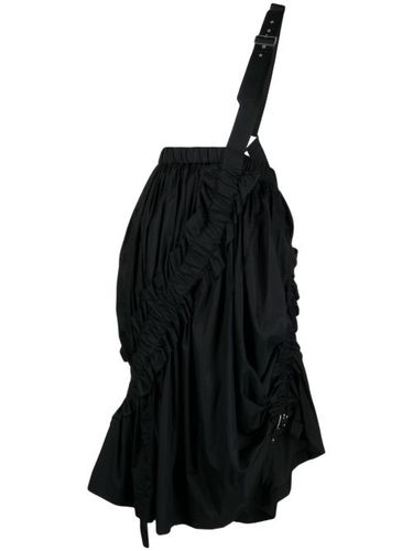 Kei Ninomiya jupe mi-longue froncée - Noir Kei Ninomiya - Modalova