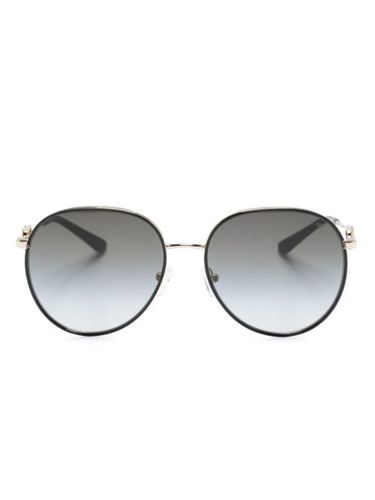 Lunettes de soleil à monture ronde - Michael Kors - Modalova