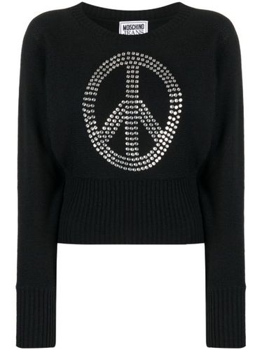 Pull à motif orné de clous - MOSCHINO JEANS - Modalova