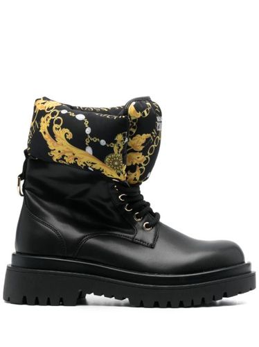 Bottines à logo imprimé - Versace Jeans Couture - Modalova
