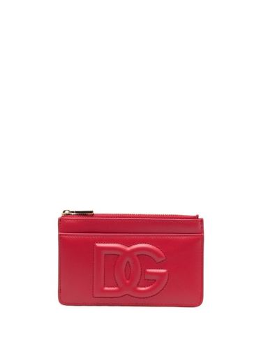 Porte-monnaie zippé à logo DG - Dolce & Gabbana - Modalova