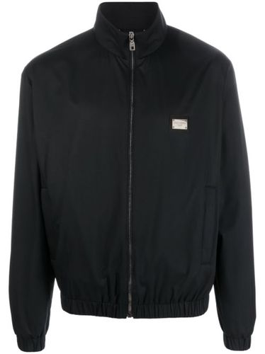 Veste légère à plaque logo - Dolce & Gabbana - Modalova