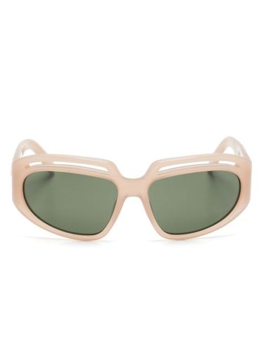 Lunettes de soleil carrées Heights à plaque logo - Palm Angels Eyewear - Modalova