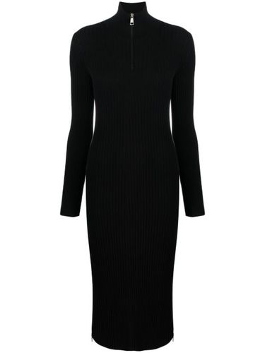 Robe mi-longue à fermeture zippée - Moncler - Modalova