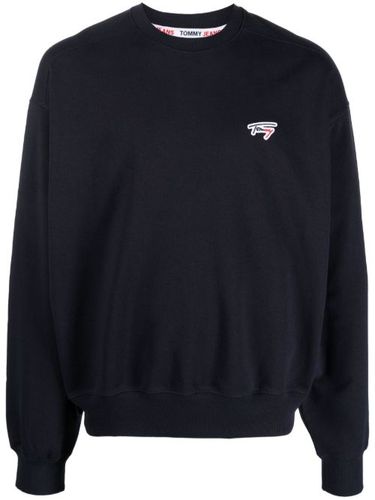 Sweat nervuré à patch logo - Tommy Jeans - Modalova