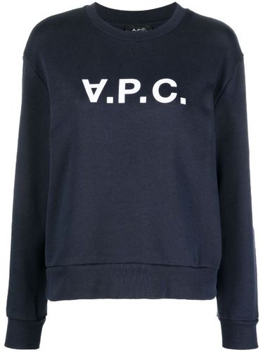 Sweat en coton à logo imprimé - A.P.C. - Modalova