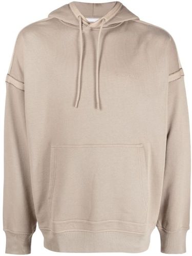 Hoodie en coton à logo brodé - Helmut Lang - Modalova