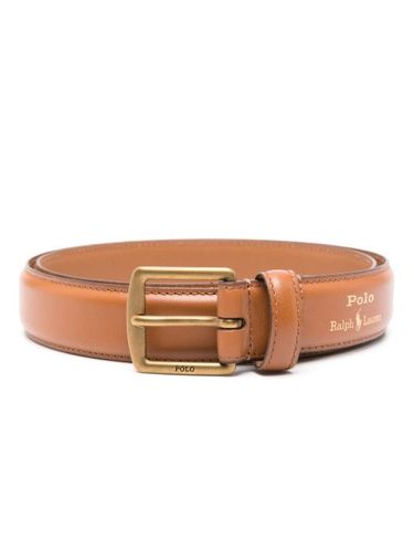 Ceinture en cuir à logo imprimé - Polo Ralph Lauren - Modalova