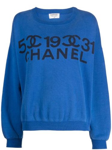 Sweat à logo imprimé (années 1990-2000) - CHANEL Pre-Owned - Modalova