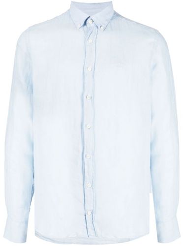 Chemise en ramie à logo brodé - Hackett - Modalova