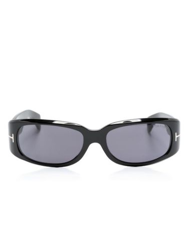 Lunettes de soleil à monture rectangulaire en T - TOM FORD Eyewear - Modalova