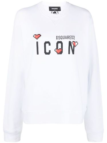 Sweat en coton à imprimé Icon - DSQUARED2 - Modalova