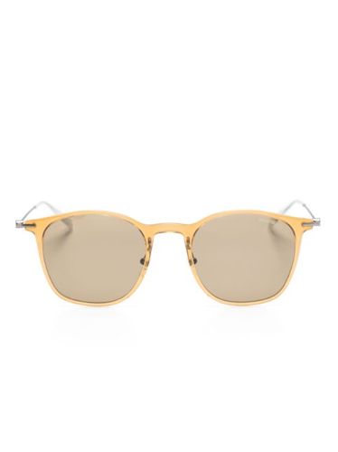Lunettes de soleil teintées à monture ronde - Montblanc - Modalova