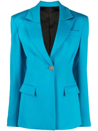 Blazer en laine vierge à revers pointus - The Attico - Modalova