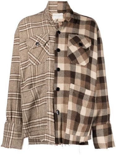 Chemise à mélange d'imprimés - Greg Lauren - Modalova