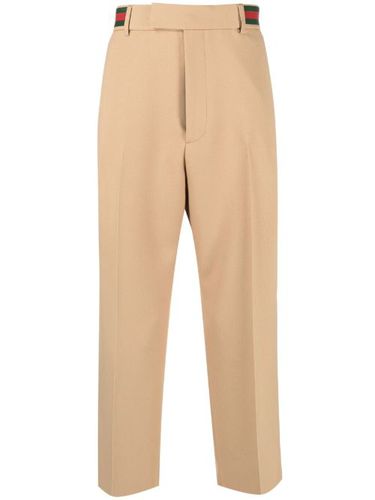 Pantalon court rayé sur les côtés - Gucci - Modalova