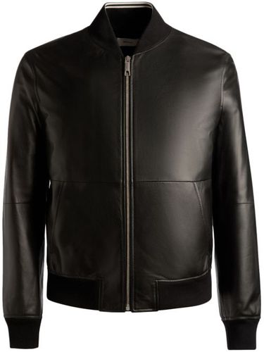 Veste bomber en cuir à fermeture zippée - Bally - Modalova