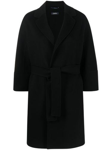 Manteau en laine vierge à taille ceinturée - 'S Max Mara - Modalova