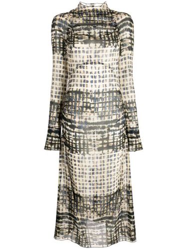 Robe en soie Serpent à fronces - KNWLS - Modalova