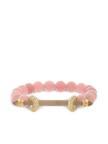 Bracelet Chakra en rose 18ct serti de quartz et de diamants - Ananya - Modalova