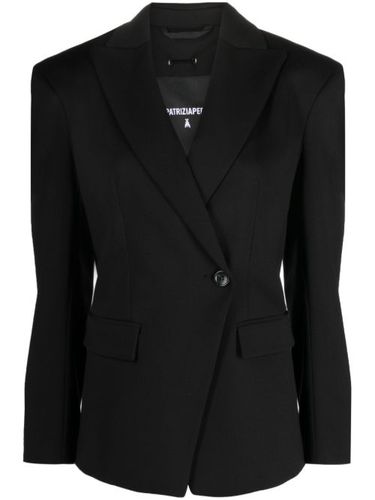 Blazer croisé à revers crantés - Patrizia Pepe - Modalova