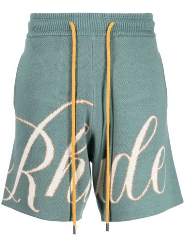 Short à logo en intarsia - RHUDE - Modalova