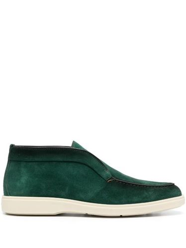 Santoni bottines en daim - Vert - Santoni - Modalova