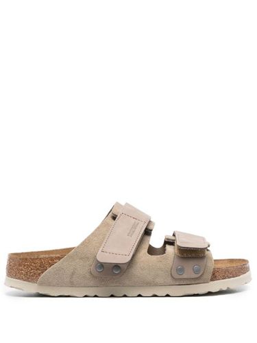 Sandales en cuir à attache scratch - Birkenstock - Modalova