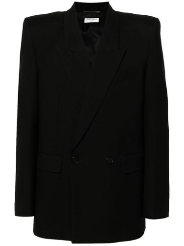 Blazer à design texturé - Saint Laurent - Modalova