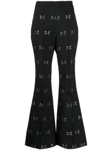 Pantalon évasé Circa 72 à motif en jacquard - Macgraw - Modalova