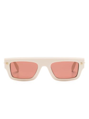 Lunettes de soleil teintées à monture carrée - Alexander McQueen Eyewear - Modalova
